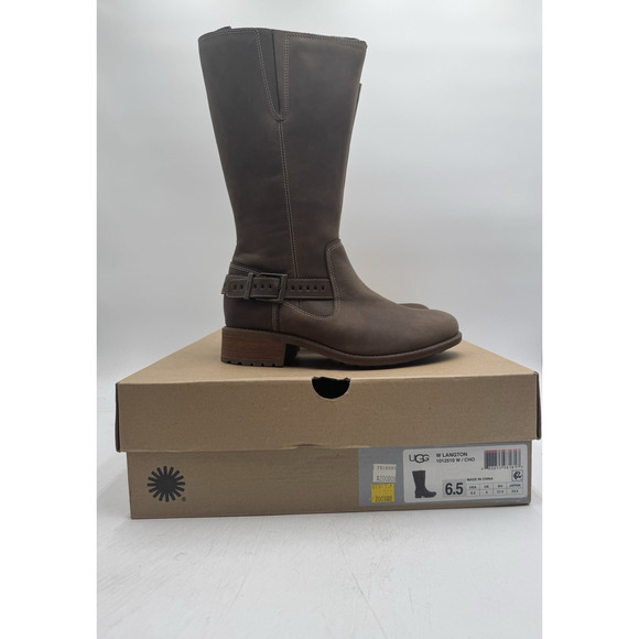 Ugg LANGTON Women's NEW Boot Brown US Size 6.5 Medium (1012510) - Picture 11 of 11